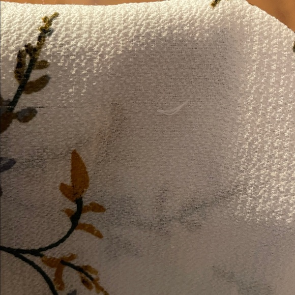 Floral Print Dress - Cream and Pink - Picture 6 of 7